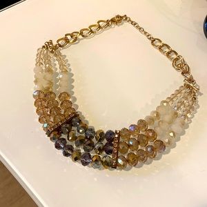 Gold multi necklace